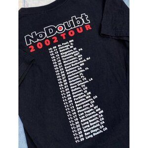 2002 No Doubt Band Tour T Shirt .